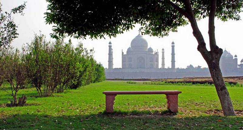 Mehtab Bagh Garden in Agra